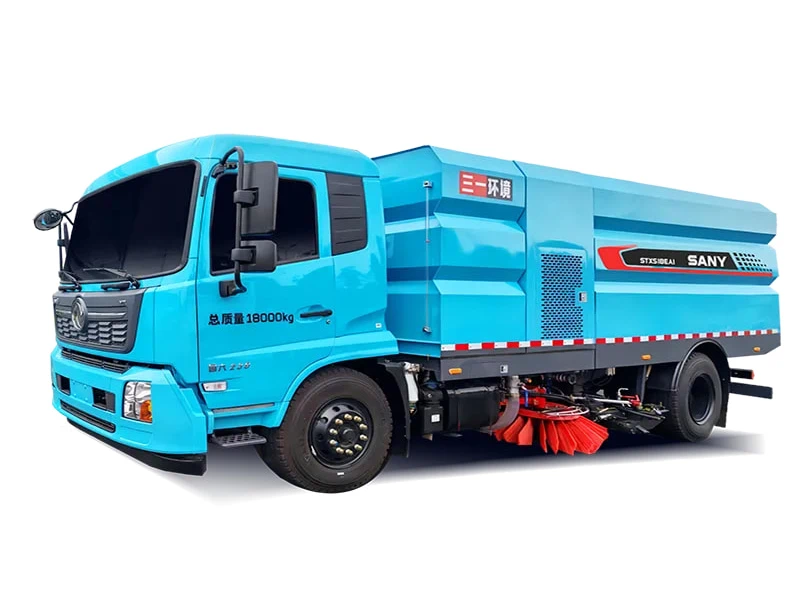 Fuel Powered Sweeper Truck