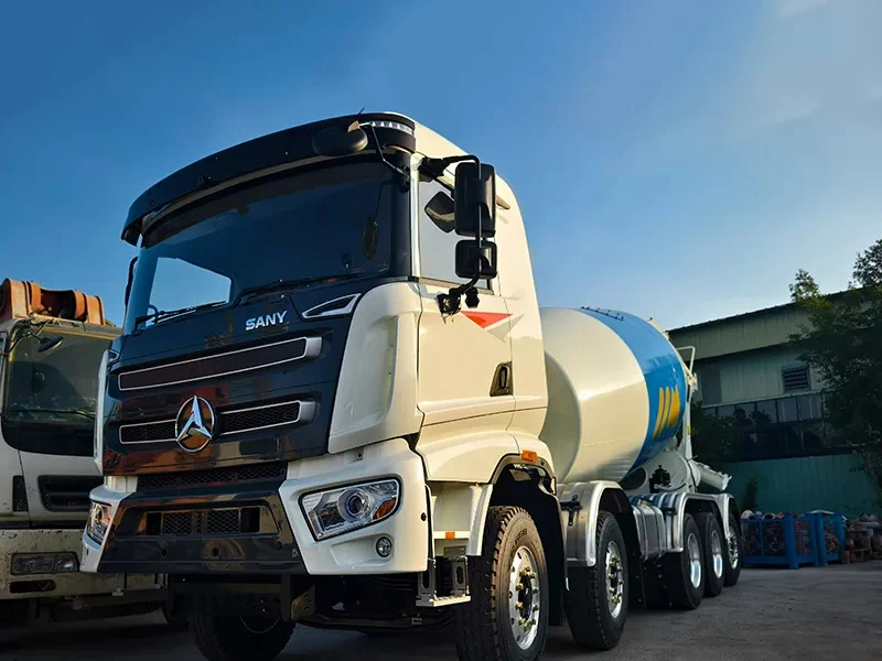 SANY China Wealth Hong Kong Machine Delivered the Global First Batch of 5-Axle Truck Mixer