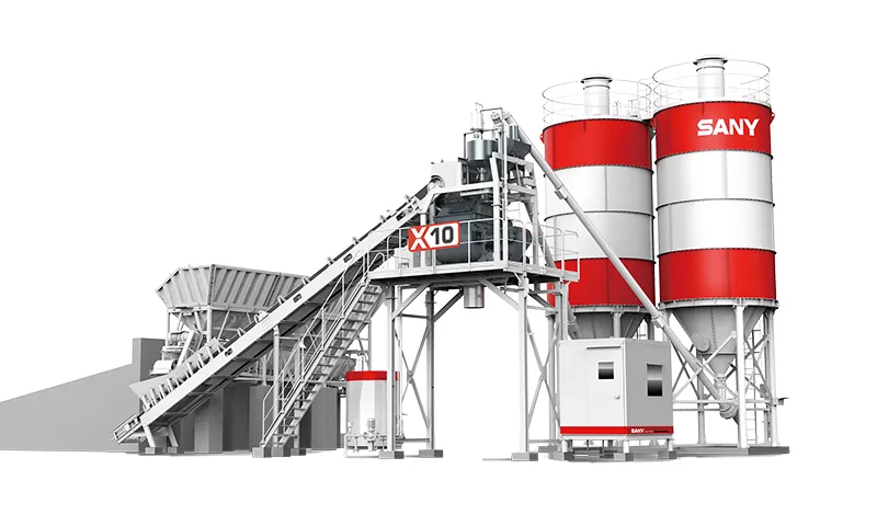 Concrete Batching Plant HZS60X10