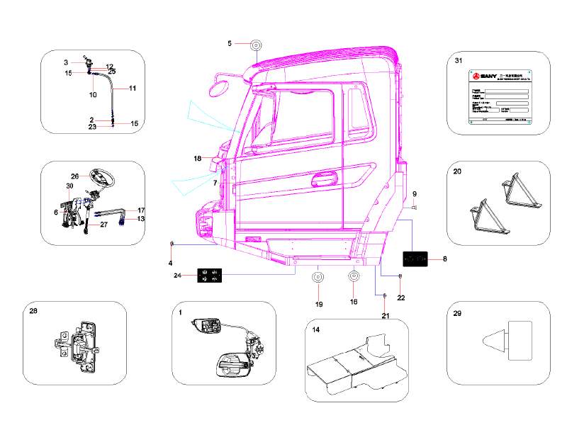SANY Accessories GP (1/2)