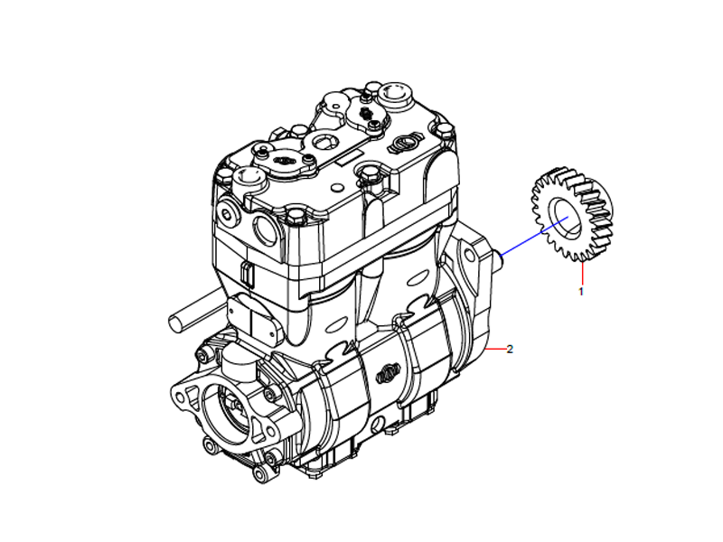 SANY Air Compressor Assembly