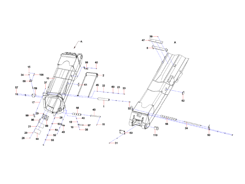 SANY Boom Assembly Stc250s5.1a((2/11)