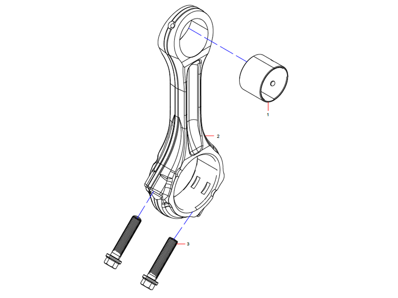 SANY Connecting Rod Assembly