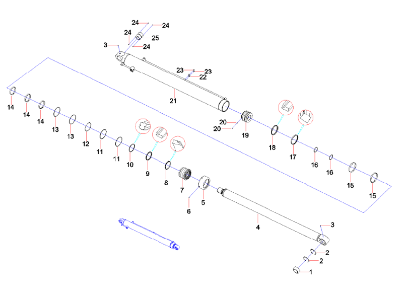 SANY Cylinder-Luffing