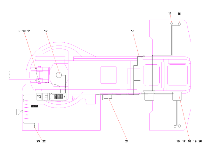 SANY Electric Diagram-Turntable (2/2)