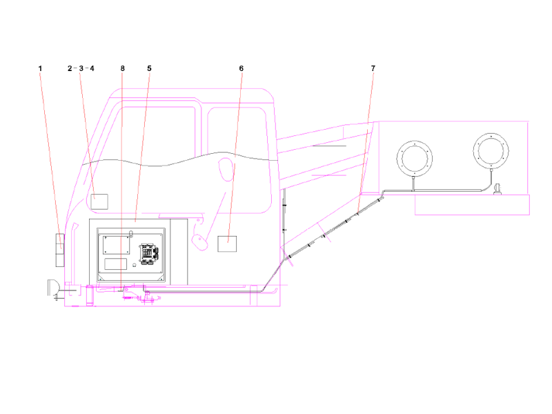 SANY Electric Diagram-Turntable (1/2)