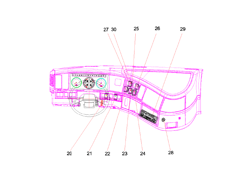SANY Electrical System-Cab-EURO- III(4/5)