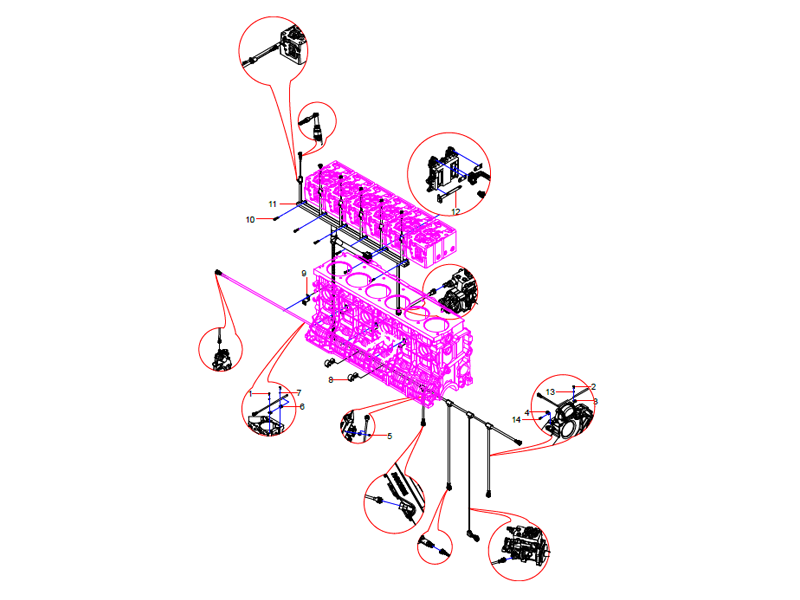SANY Electronic Control System Harness Group