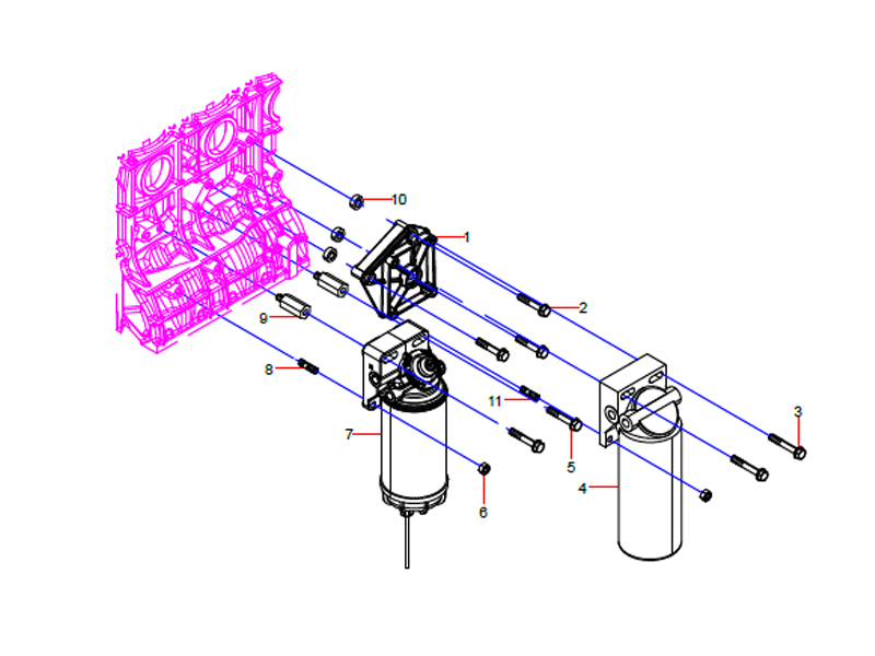 SANY Fuel Filter Group