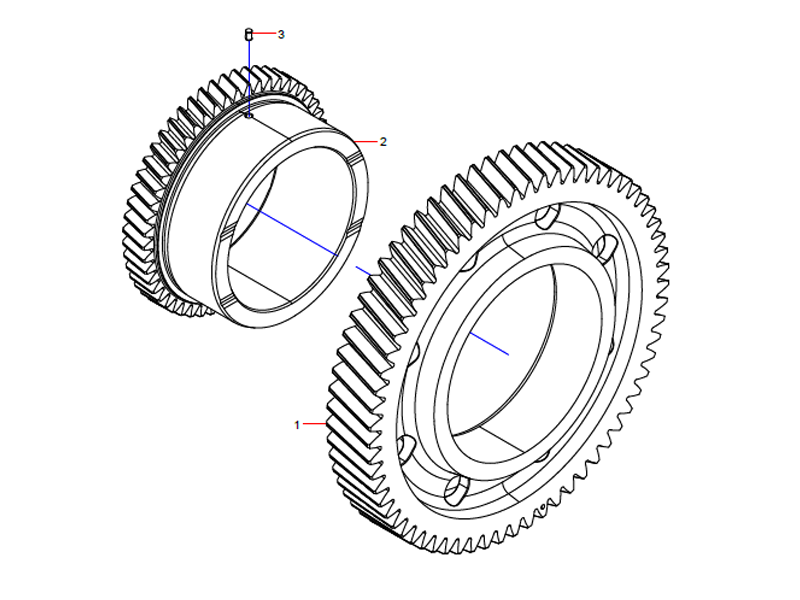 SANY Idler Gear Assembly