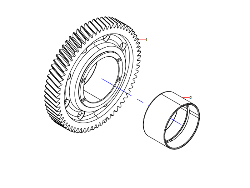 SANY Idler Gear Assembly