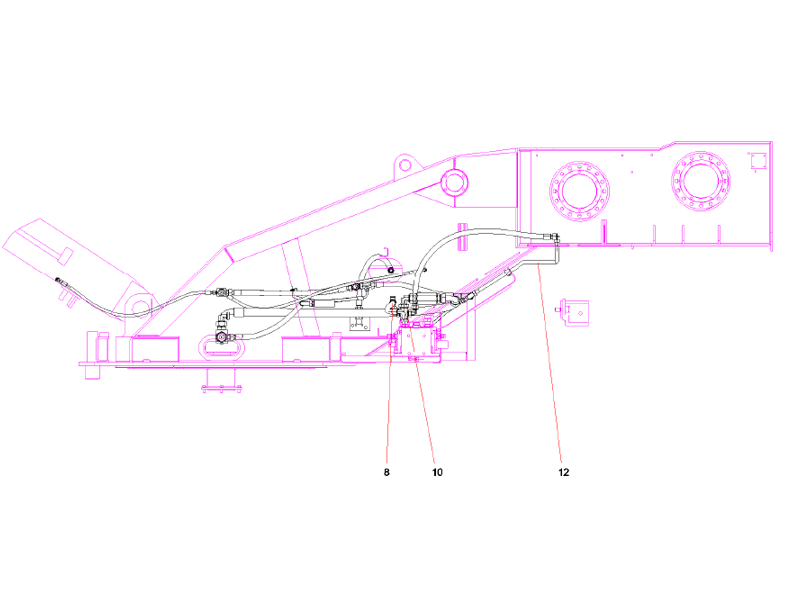 SANY Oil Return And Oil Drain STC250S5.4.6 (3/3)