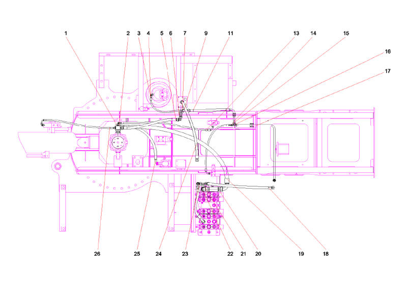 SANY Oil Return And Oil Drain STC250S5.4.6 (1/3)