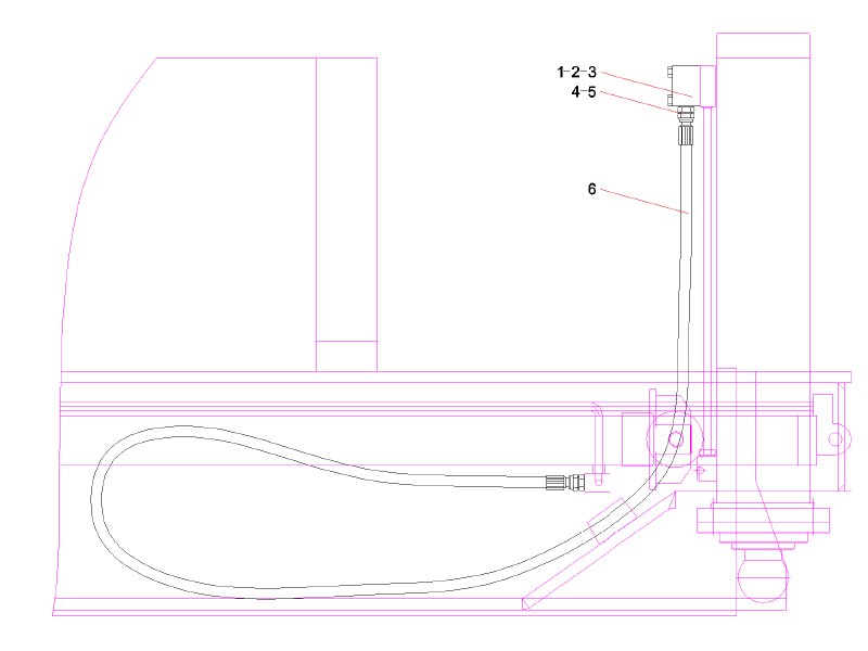 SANY Pipe GP-Rear Outrigger