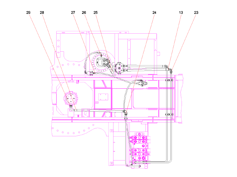 SANY Rotary And Air Condition Oil Circurt STC2 (2/2)
