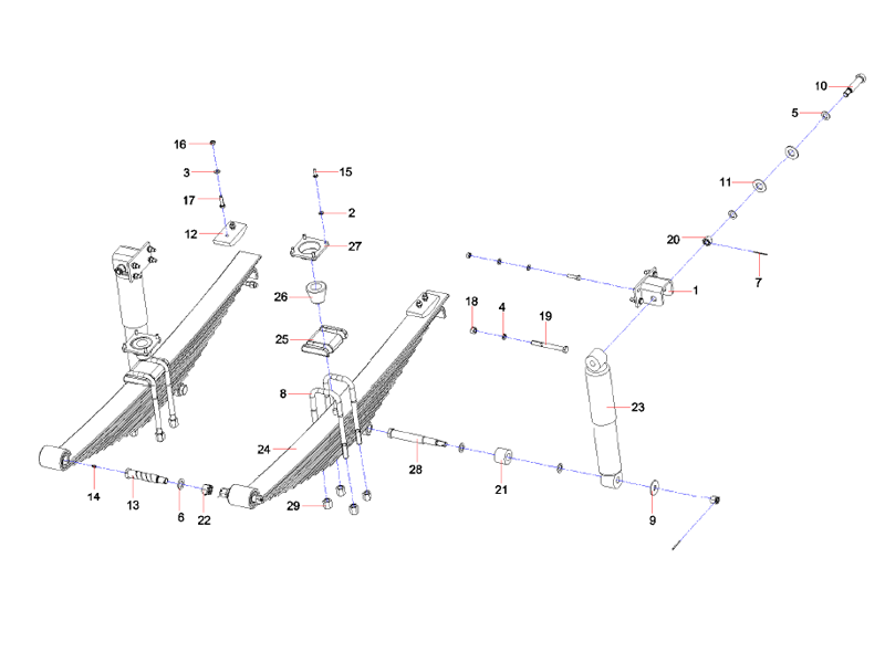SANY Suspension Gp-Front