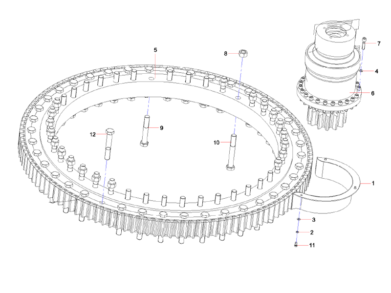 SANY Swing Mechanism