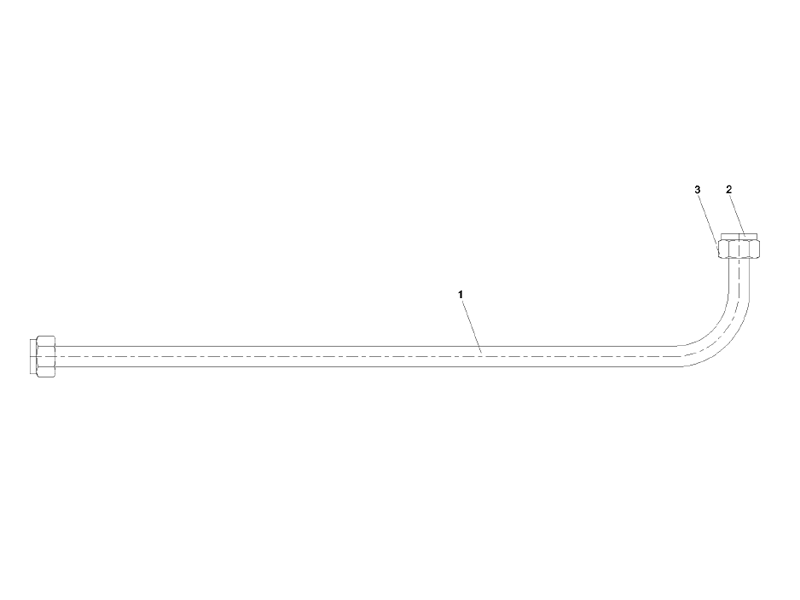 SANY Tube 2 GP-Steel-Air Intake-Desiccator