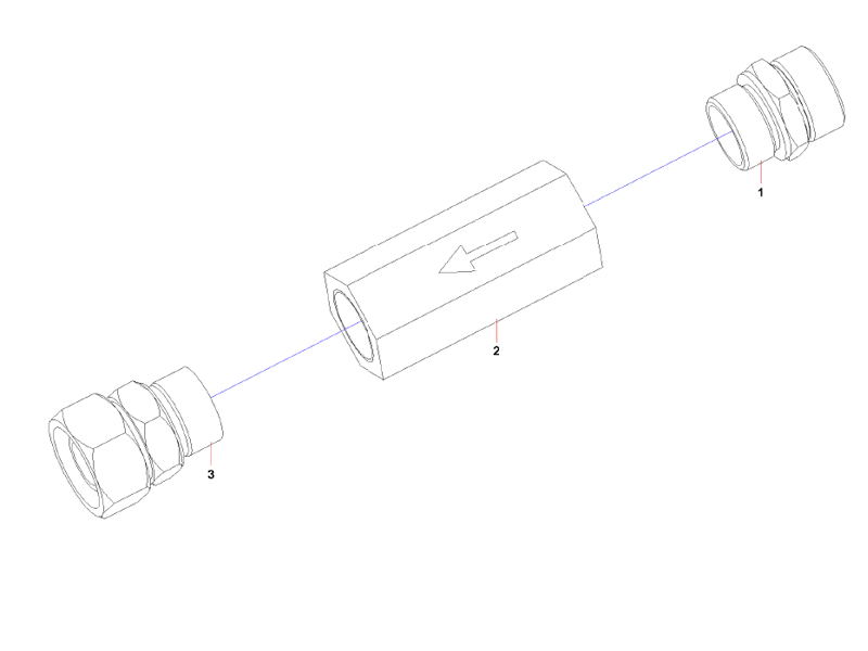 SANY Valve GP-One-Way-Prefilling
