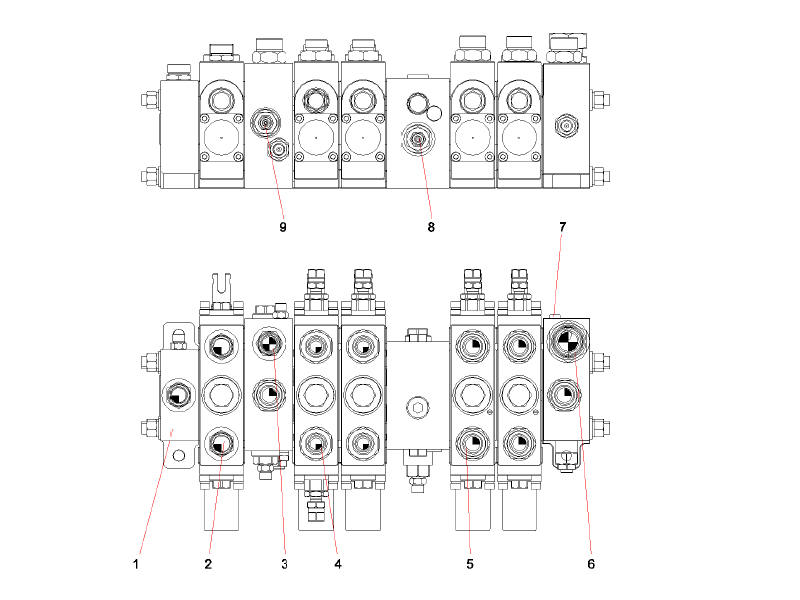 SANY Valve-Main-Assem