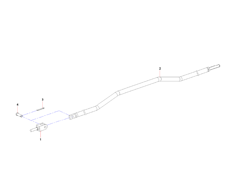 SANY Weldment-Two-Force Rod-Chassis