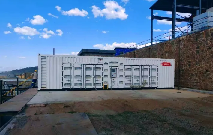 SANY Generator Sets at mining operation in Zimbabwe