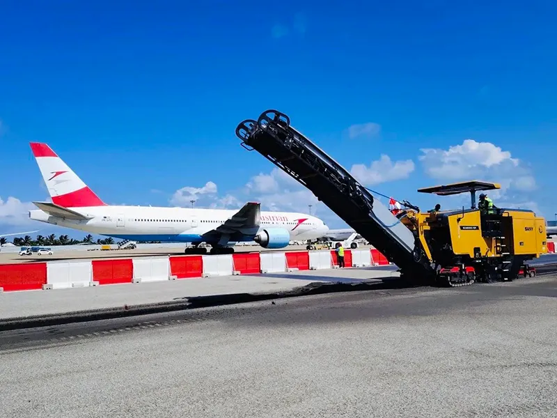 SANY SCM2000C-10R milling machine at Velana International Airport project