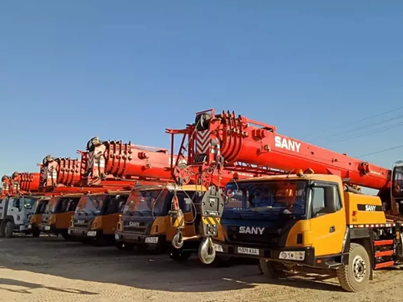SANY 650-ton crawler crane - the largest crane in Uzbekistan
