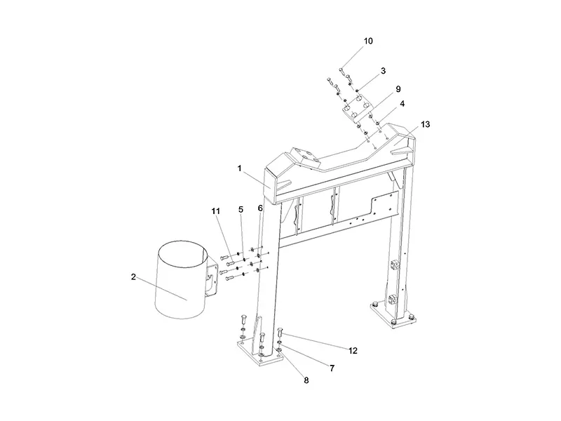 Sany Boom Bracket