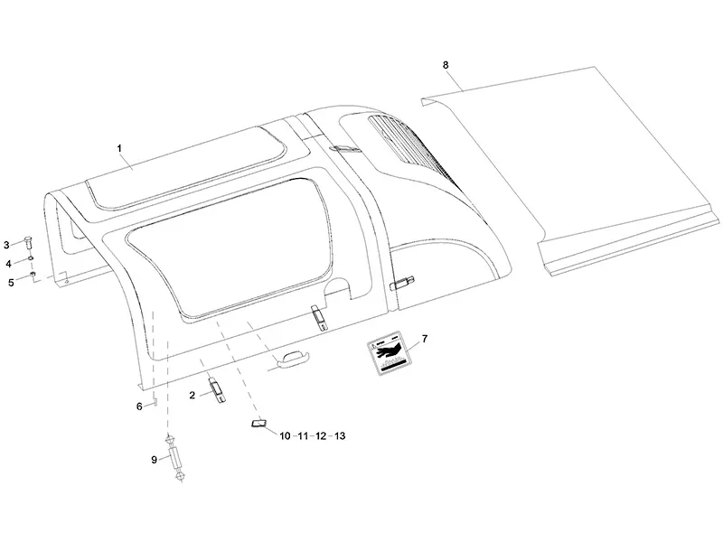 Sany Cover Installation Assy-Diesel Engine