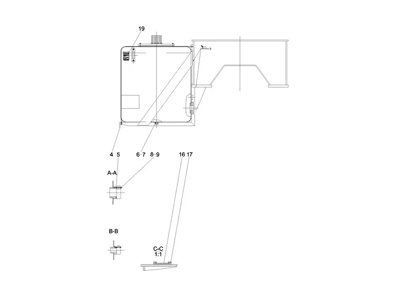 Sany Installation-Cylinder-Hydraulic-Chassis