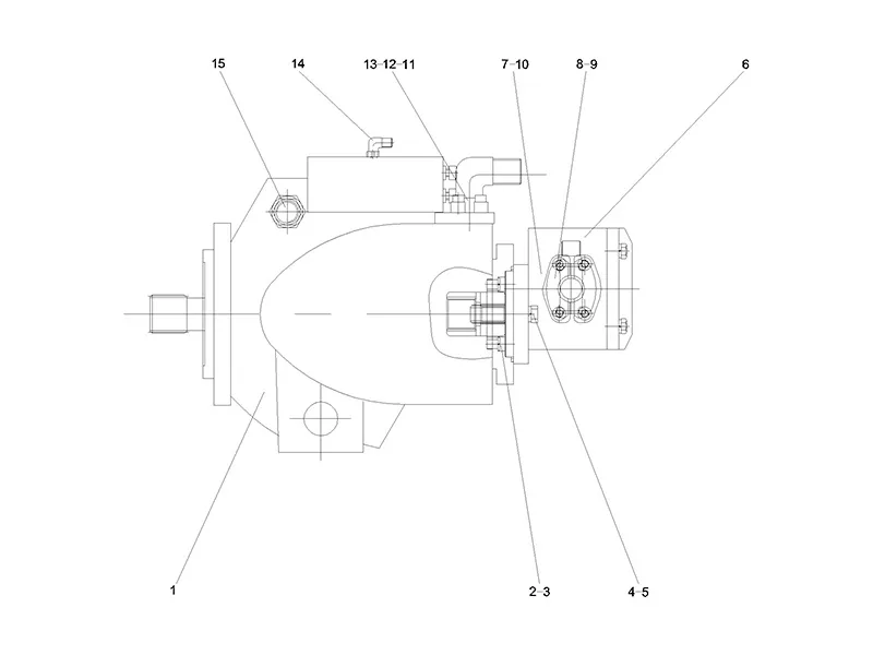 Sany Oil Pump Assy
