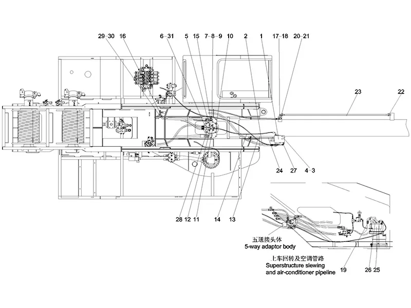 Sany Piping-Hydraulic-Elevating