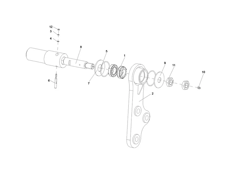 Sany Steering Axle Assy-Bracket Assy