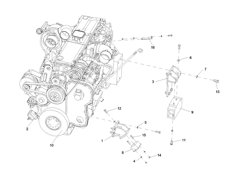 Sany Suspension-Diesel Engine