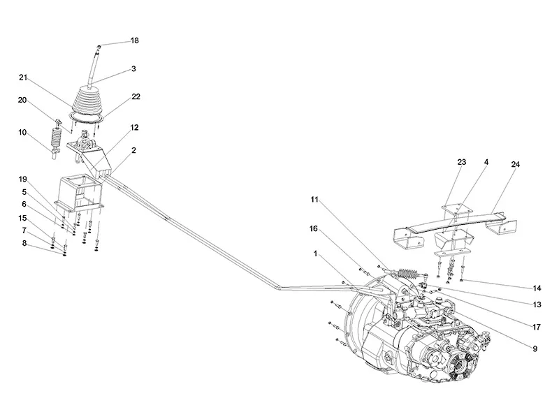 Sany Transimission-Operation Mechanism