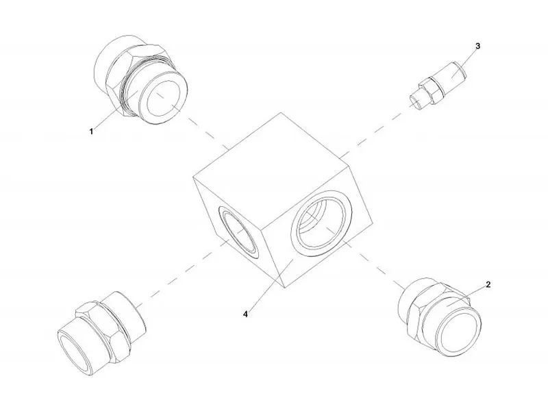 Sany Adaptor Seat Assy-4-Way