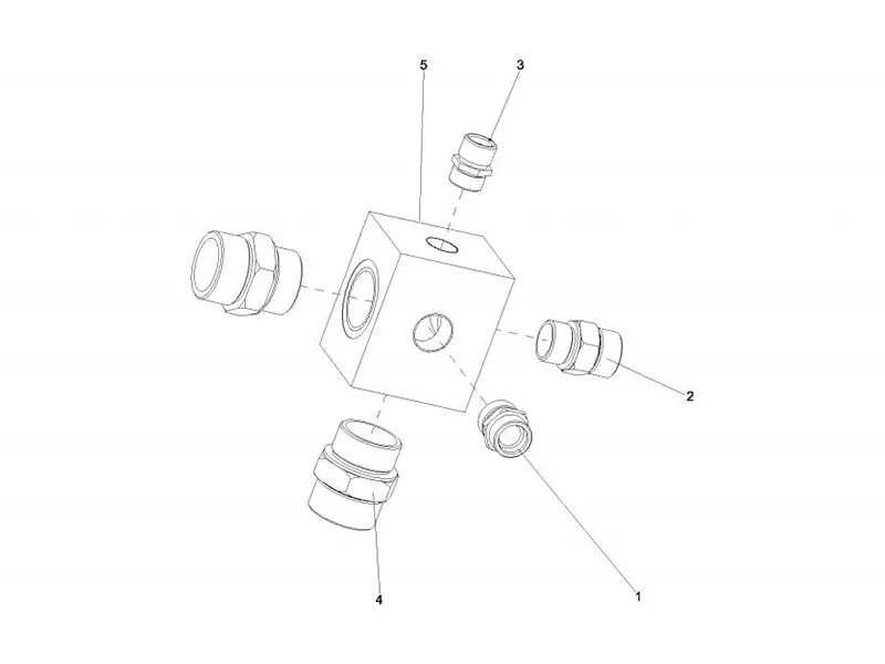 Sany Adaptor Seat Assy-5-Way