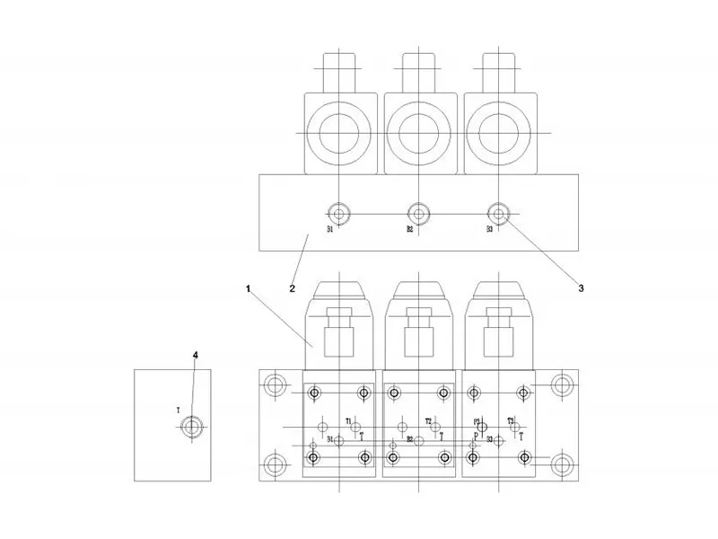 Sany Assembling Assy-Block-Valve-Master Control