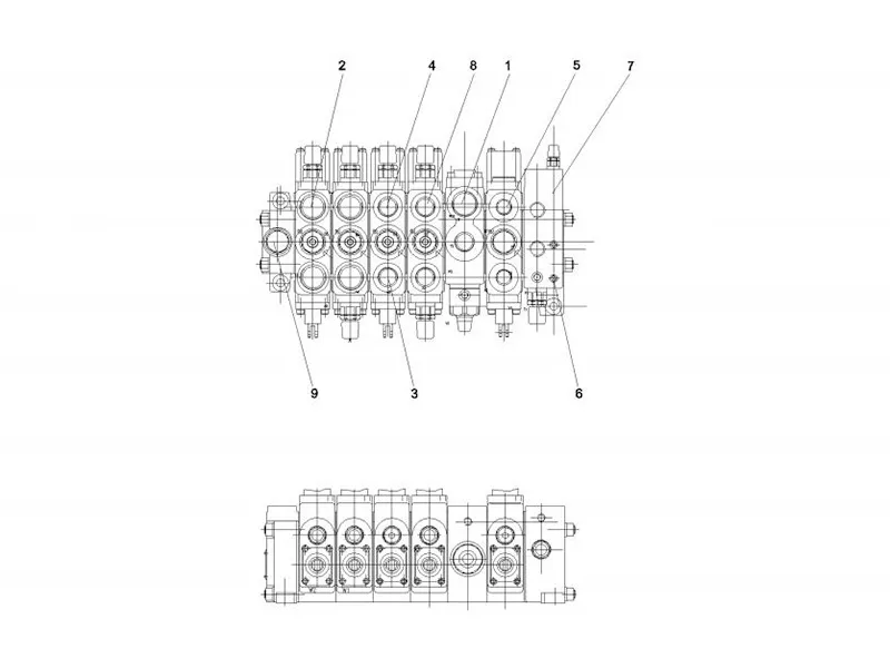 Sany Assembling Assy-Valve-Main