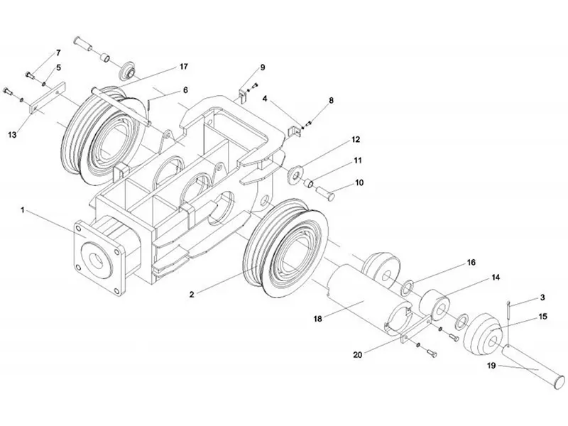 Sany Bracket Assy-Guide Wheel