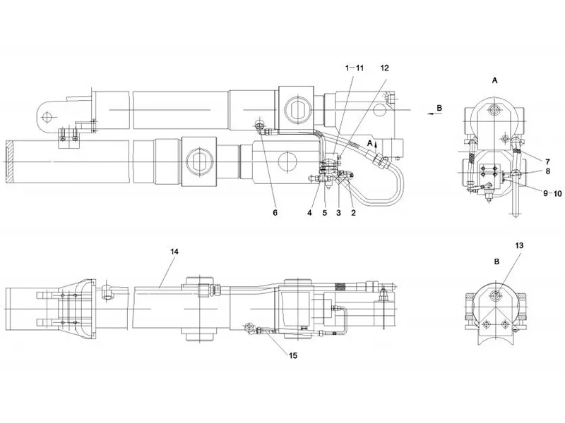 Sany Piping-Cylinder-Telescoping