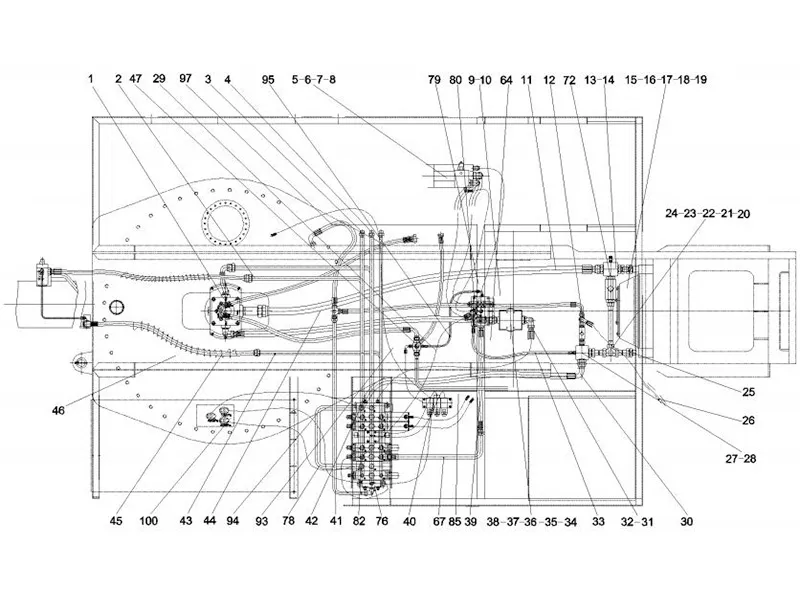 Sany Piping-Hydraulic-Superstructure