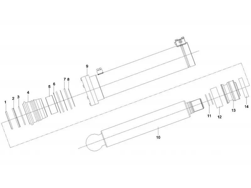 Sany Front Vertical Oil Cylinder