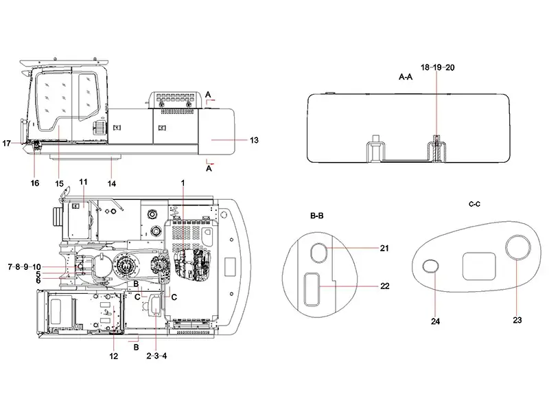 Sany SY365CC Excavator Slewing Device