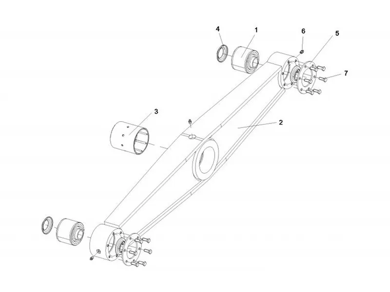 Sany Suspension Walking Beam Assy