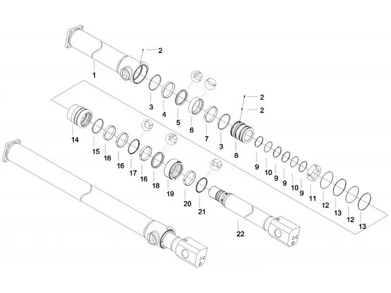Sany Telescopic Boom Oil Cylinder