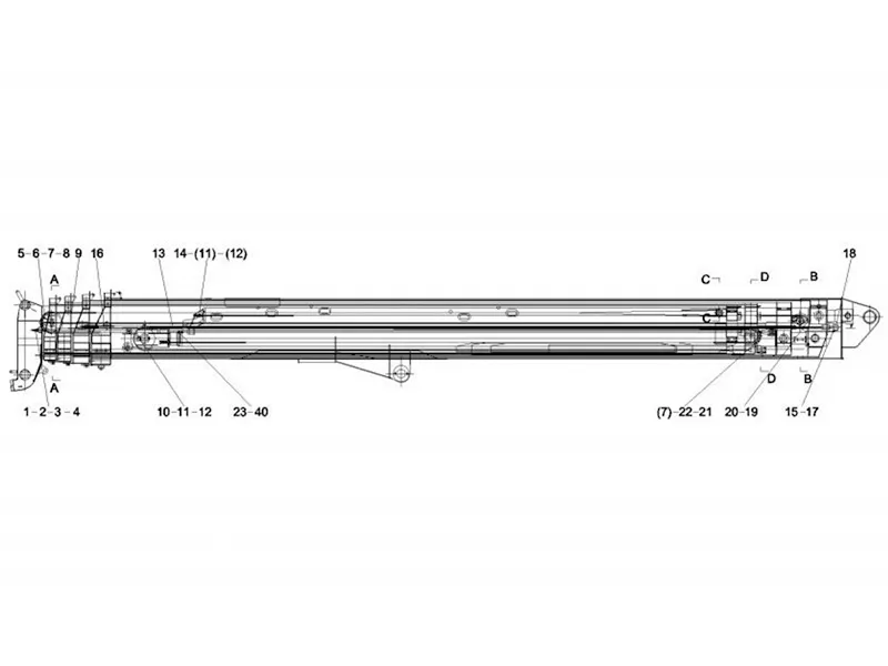 Sany Telescoping Mechanism