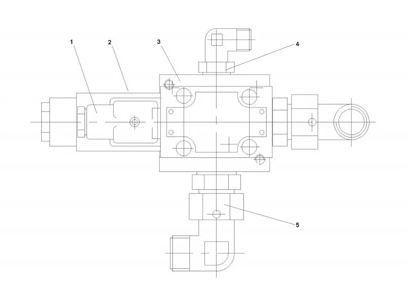 Sany Valve Assembling Assy-Solenoid
