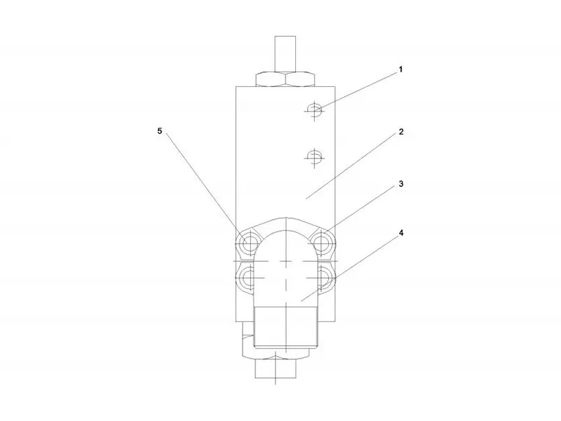 Sany Valve Assy-Balance-Winch